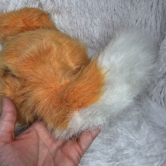 Gund Chuck Whiskas Kitty Cat Plush Orange White Yellow Eyes Advertising 16" 1999 - Picture 7 of 11